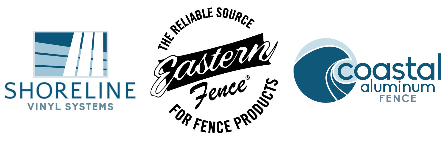 Eastern Fence Shoreline Vinyl and Coastal Aluminum Fence Logos
